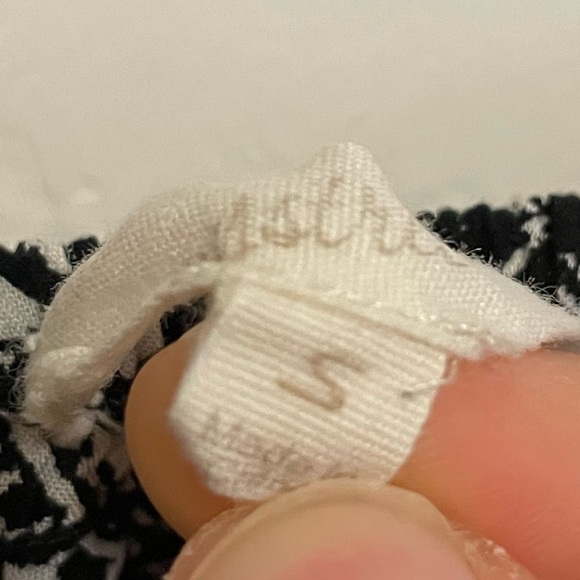 Anthropologie Mystree Size Small Geometric Fringed Hem Maxi Dress - Picture 5 of 9